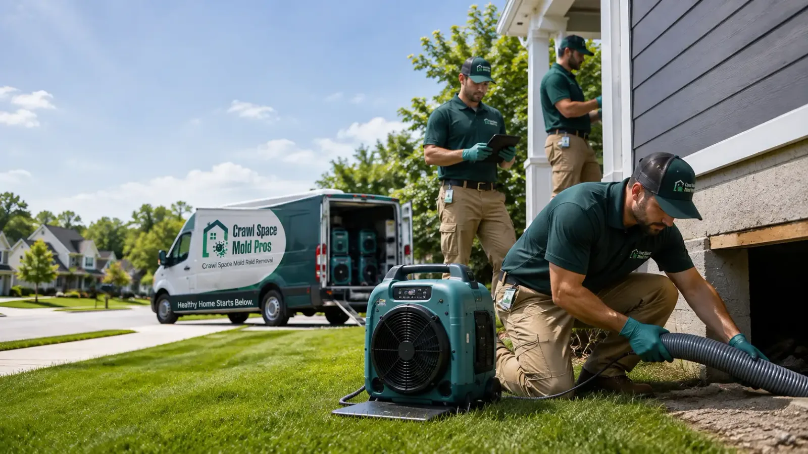 Crawl Space Mold Removal in Rozel, KS